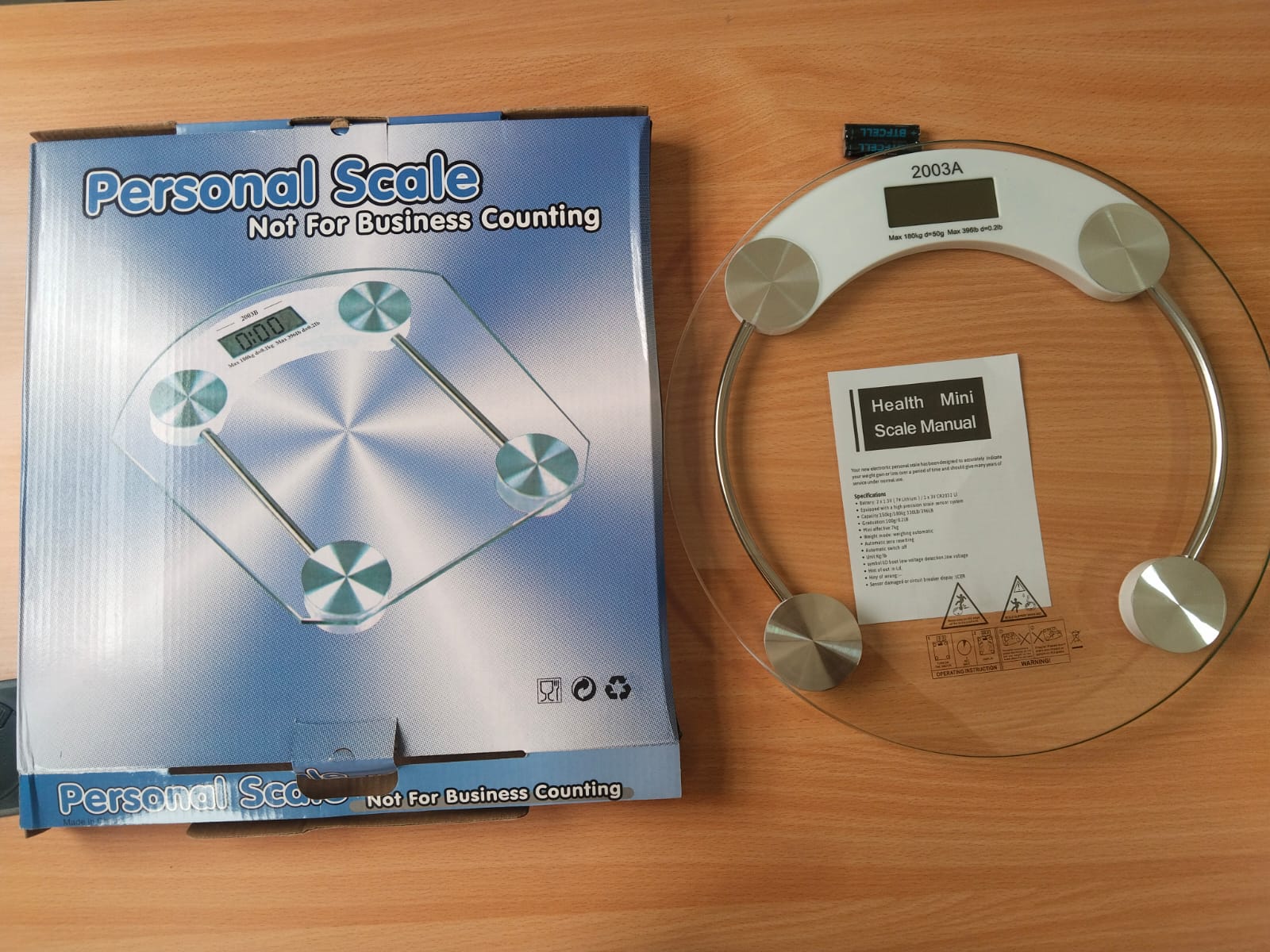 ميزان حمام رقمي علوي من الزجاج 3