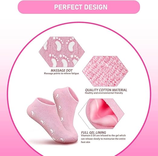 شراب السيليكون طبى لترطيب ونعومة القدمين 3